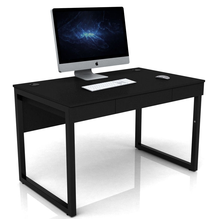 Стол DX LOFT 1200 BLACK (квадрат) Черный