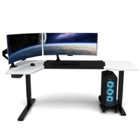 Стол DX BEKANT ELECTRIC левый (электропривод) центр черный, Белый